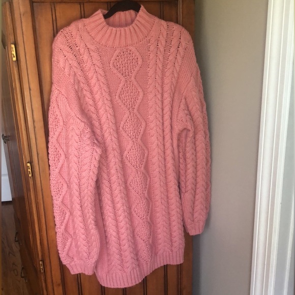 Forever 21 Dresses & Skirts - Forever 21 Cable Knit Mini Sweater Dress Size Large